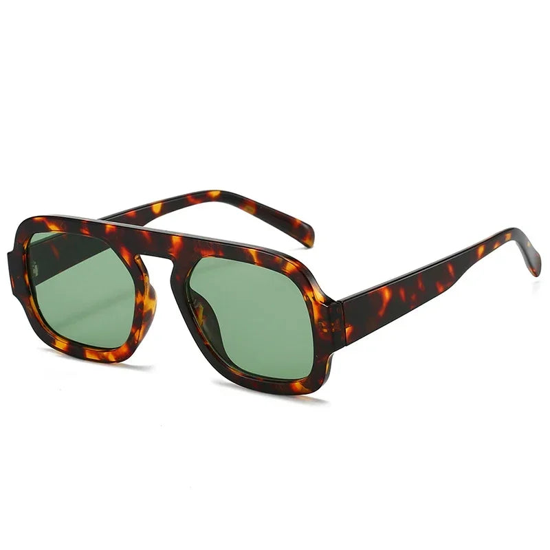 JNPCXI Retro Square Sunglasses Women Fashion Brand Design Gradient Shades UV400 Men Punk Sun Glasses