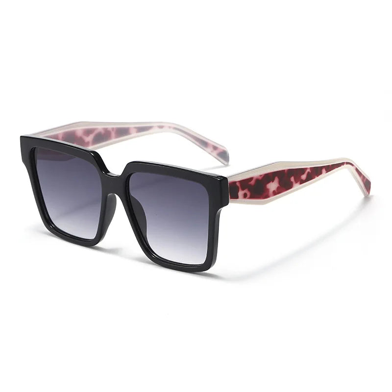 JNPCXI New Vintage Square Sunglasses Men Women Retro Purple Sun Glasses Unisex Ins Popular Shades Women Eyewear UV400