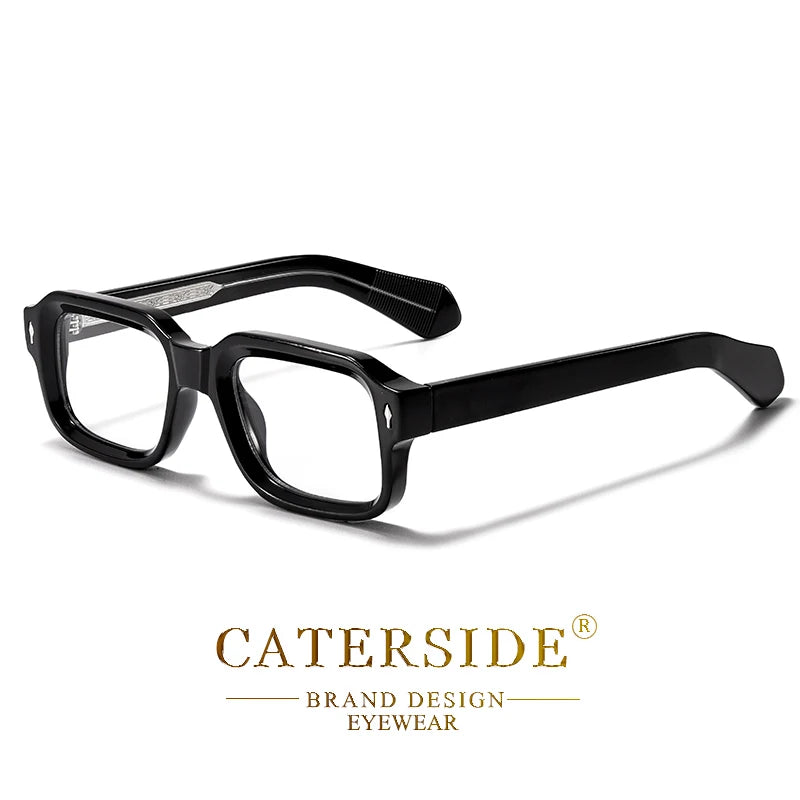 CATERSIDE Fashion Simple Men Sunglasses Roughly Framed Design Sun Glasses Women Outdoor Party Vacation Travel Driving Eyeglasses