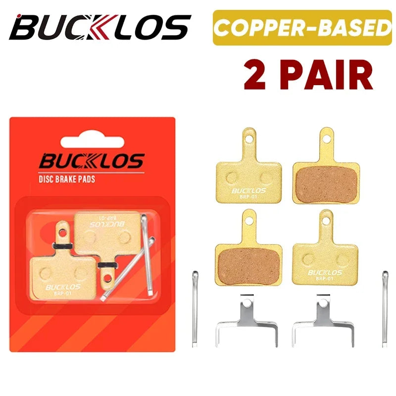BUCKLOS Bicycle Hydraulic Disc Brake Pad Semi-Metal Ceramic MTB Bike Brake Pads for SHIMANO B01S MT200 SRAM AVID HAYES Magura