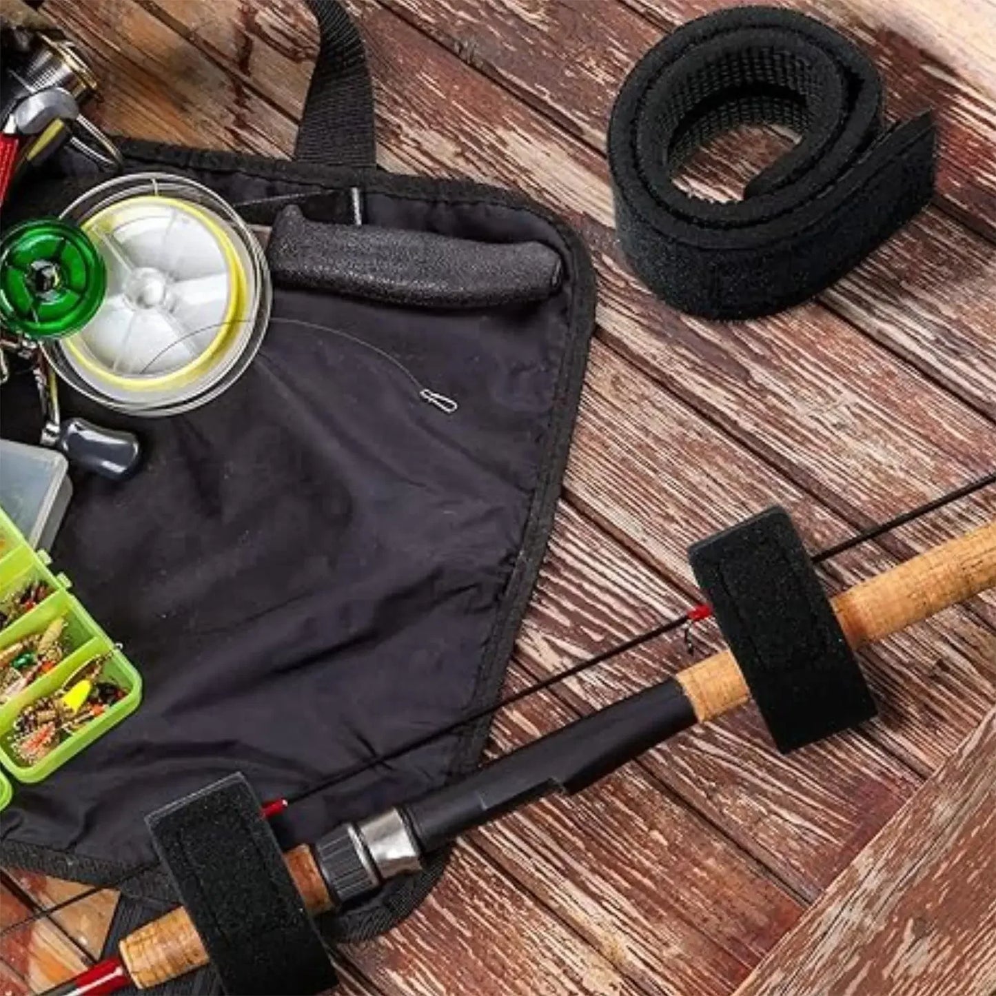 2/5/10Pcs Fishing Rod Belts Ties Spinning Rods Straps Holders Fly Rods Telescopic Fishing Tackle Accessories Fixing Strap Ropes