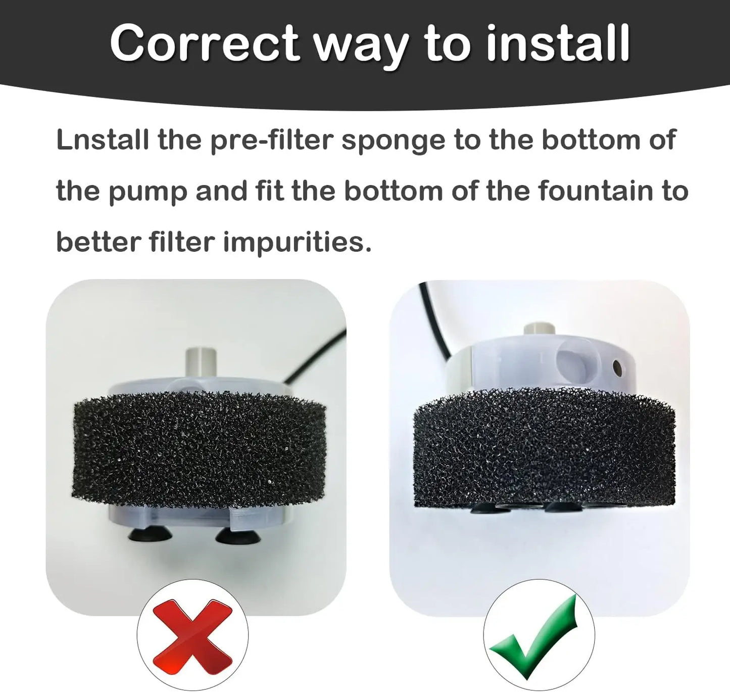 Pet Fountain Motor Submersible Pump Cat Water Drinker SMA-800 USB Water Pump