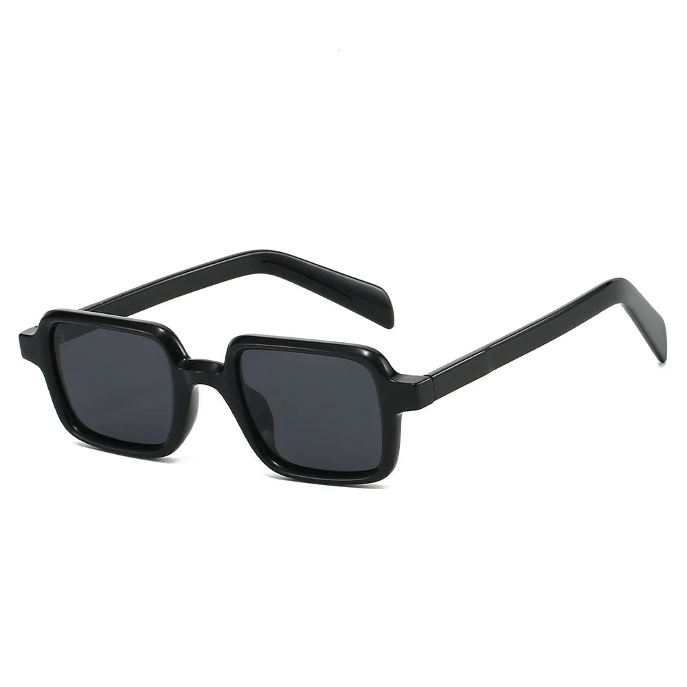 JNPCXI New Square Quality Sunglasses Women Shades UV400 Retro Trending Rivets Men Gradient Sun Glasses