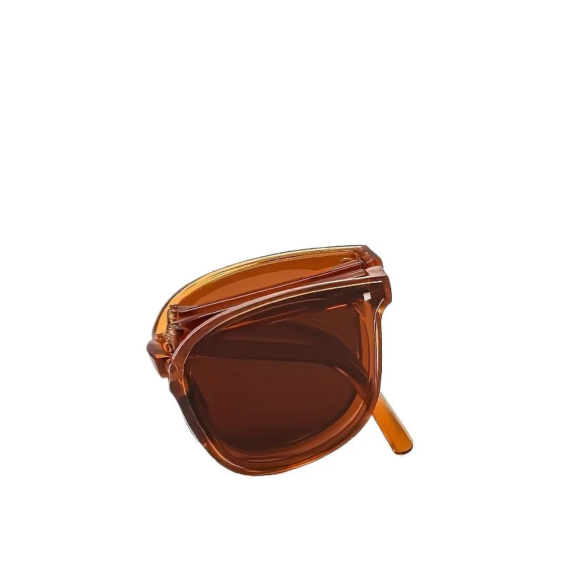 4PCS Ladies' Folding Fashion Glasses Lightweight Summer Small Face Rectangular Frame Japanese and Korean Style Accessories