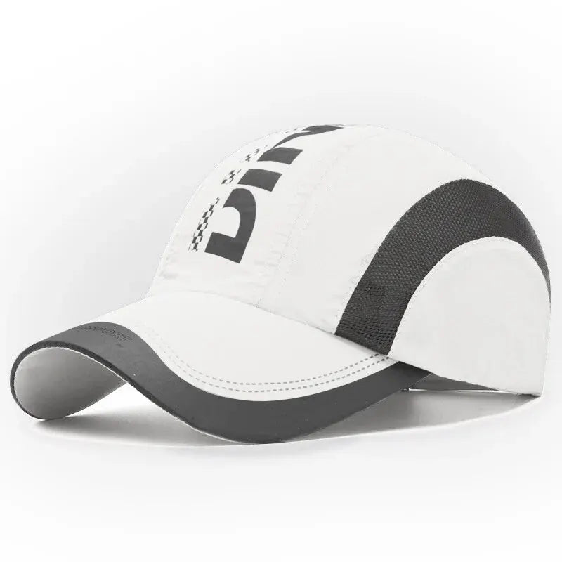 Summer Hat Quick-Drying Cap, Fashion Baseball Sports Cap, Breathable Mesh Hat