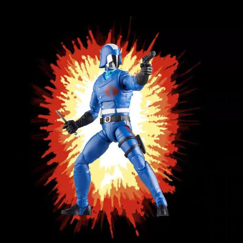 Original Hasbro G.I. Joe Classified Series Retro Cardback Cobra Commander Action Figure Collection Toys Ornaments