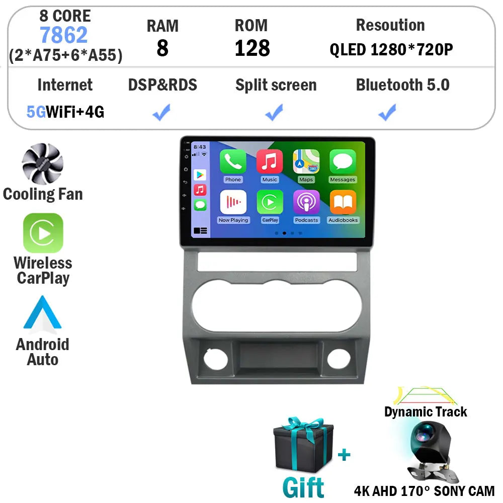 Android 15 Car Radio Multimedia Video Player For GAZ Gazelle Next 2016+ 2 Din Navigation GPS Carplay Autoradio Stereo WIFI 4G BT