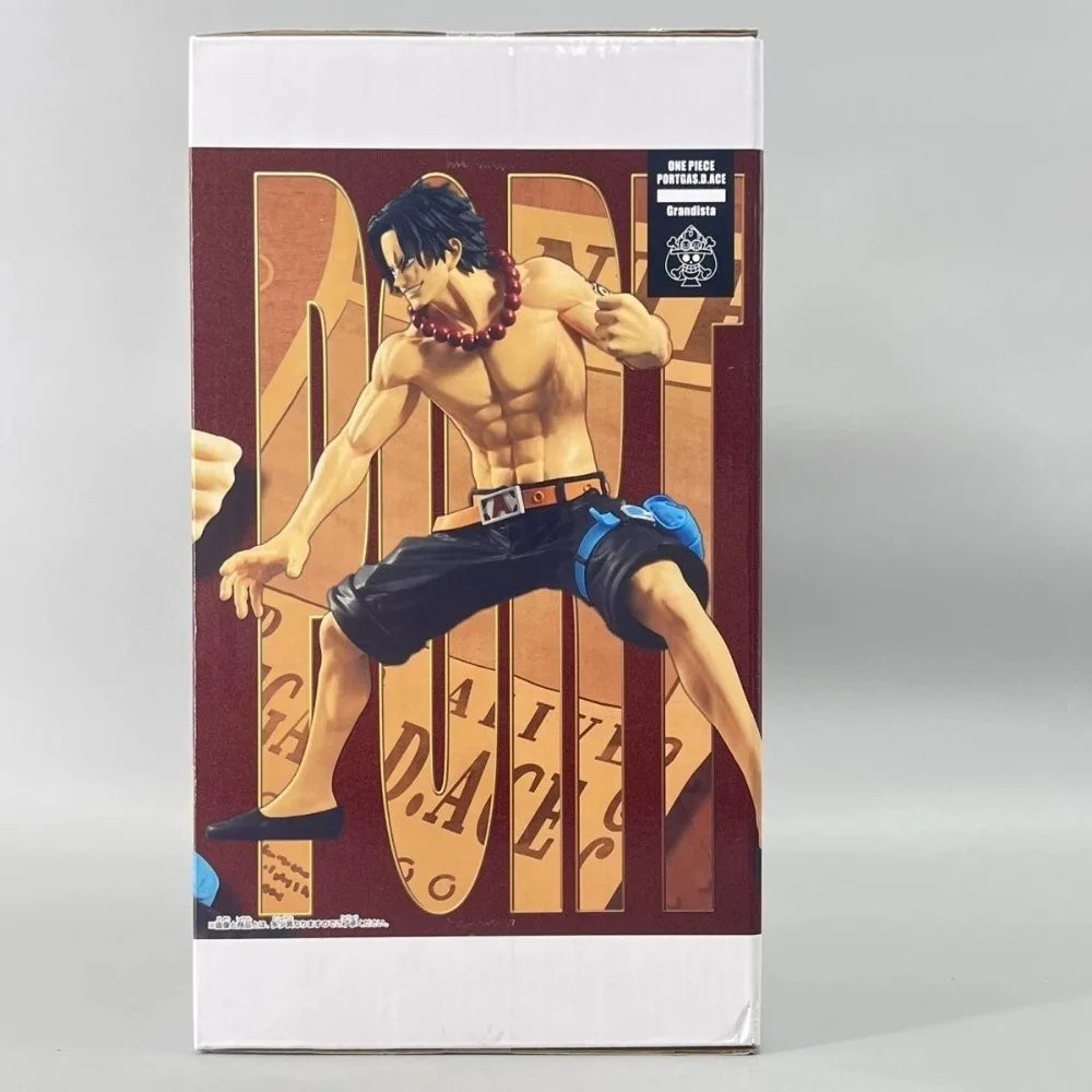 【IN STOCK】Original Banpresto Grandista One Piece Portgas D. Ace 28cm Figure PVC Collectible Model Toy Gift