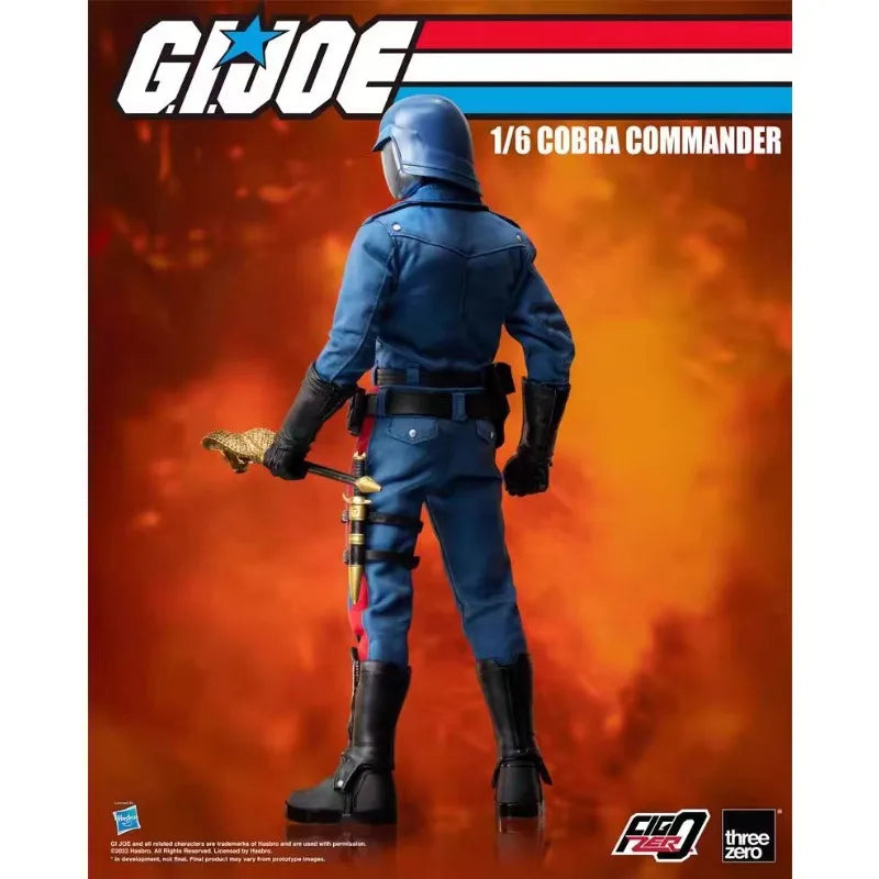 Original Hasbro Threezero FigZero G.I. Joe Series 1/6 COBRA COMMANDER Action Toy Figure Mode Ornaments