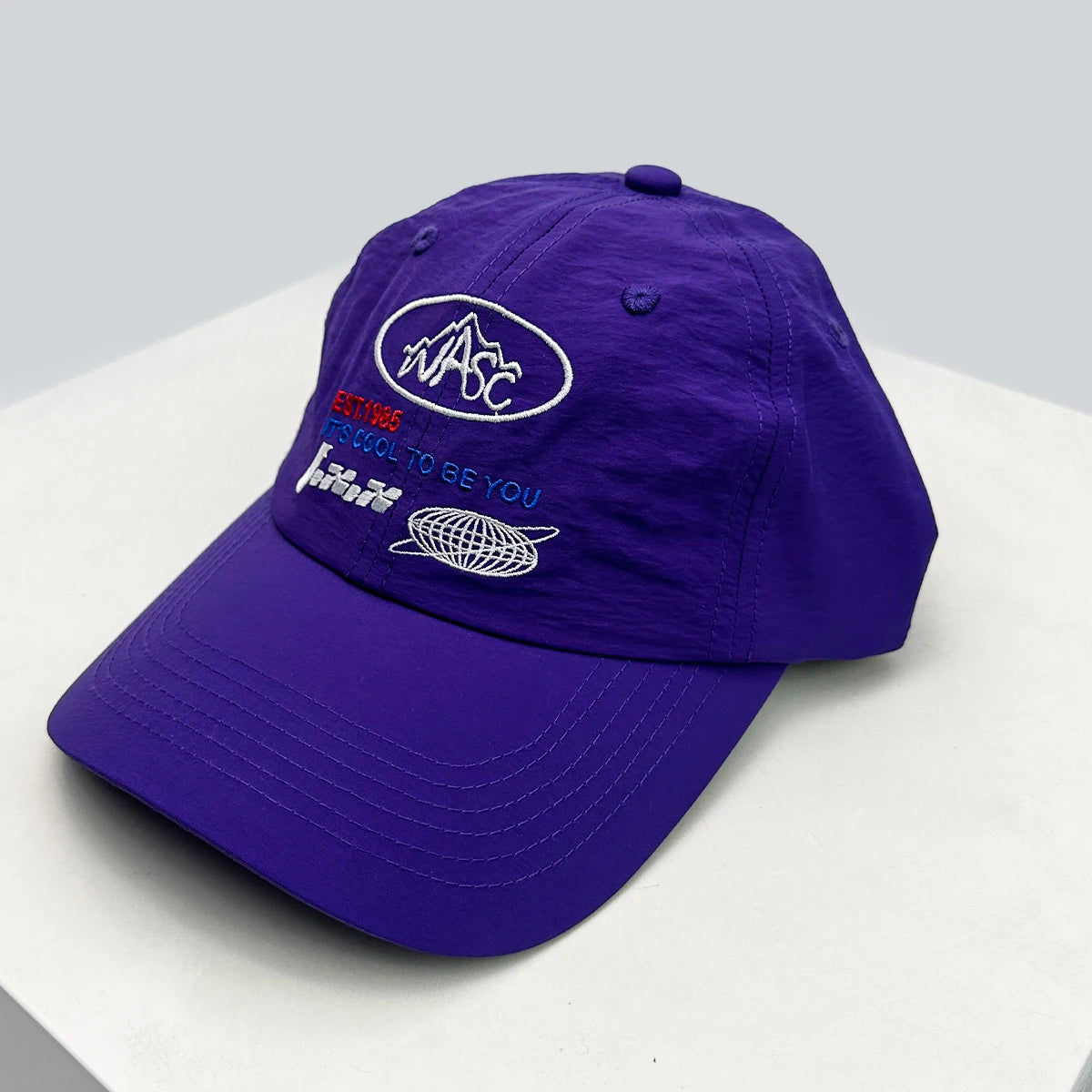 New Unisex Quick Drying Letter Embroidery Baseball Hats Sunshade Color Block Breathable Outdoor Peaked Caps Versatile Personal