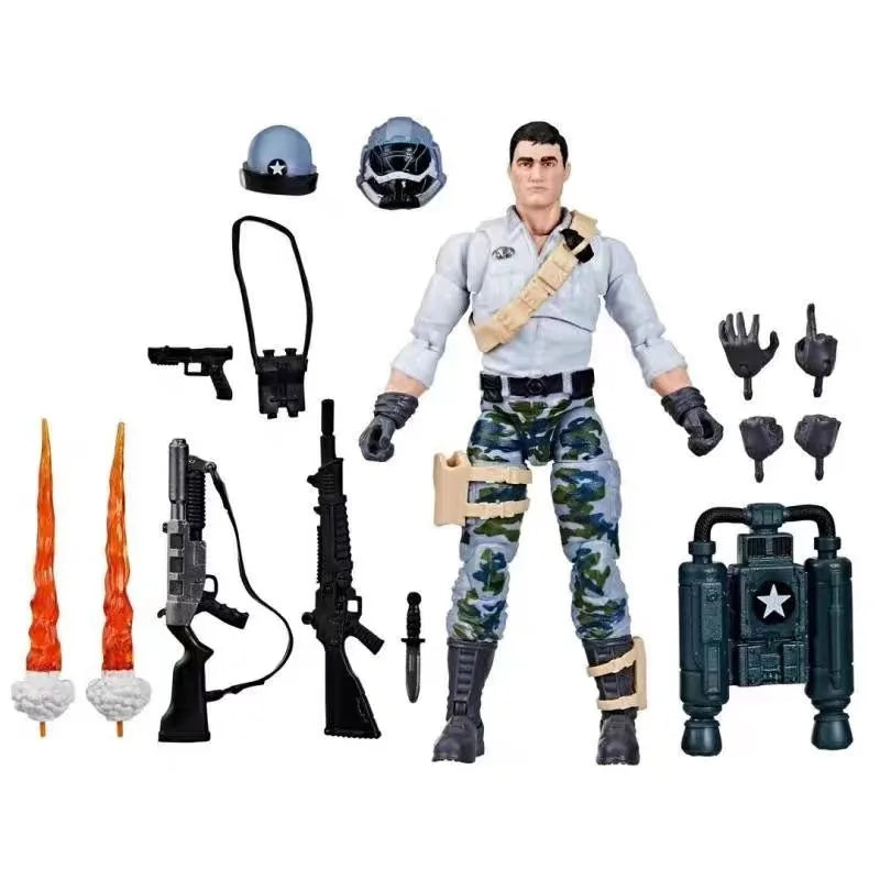 Original Hasbro G.I. Joe Classified Series 136 Edward 'Starduster' Skylar Action Figure Collection Toys Ornaments