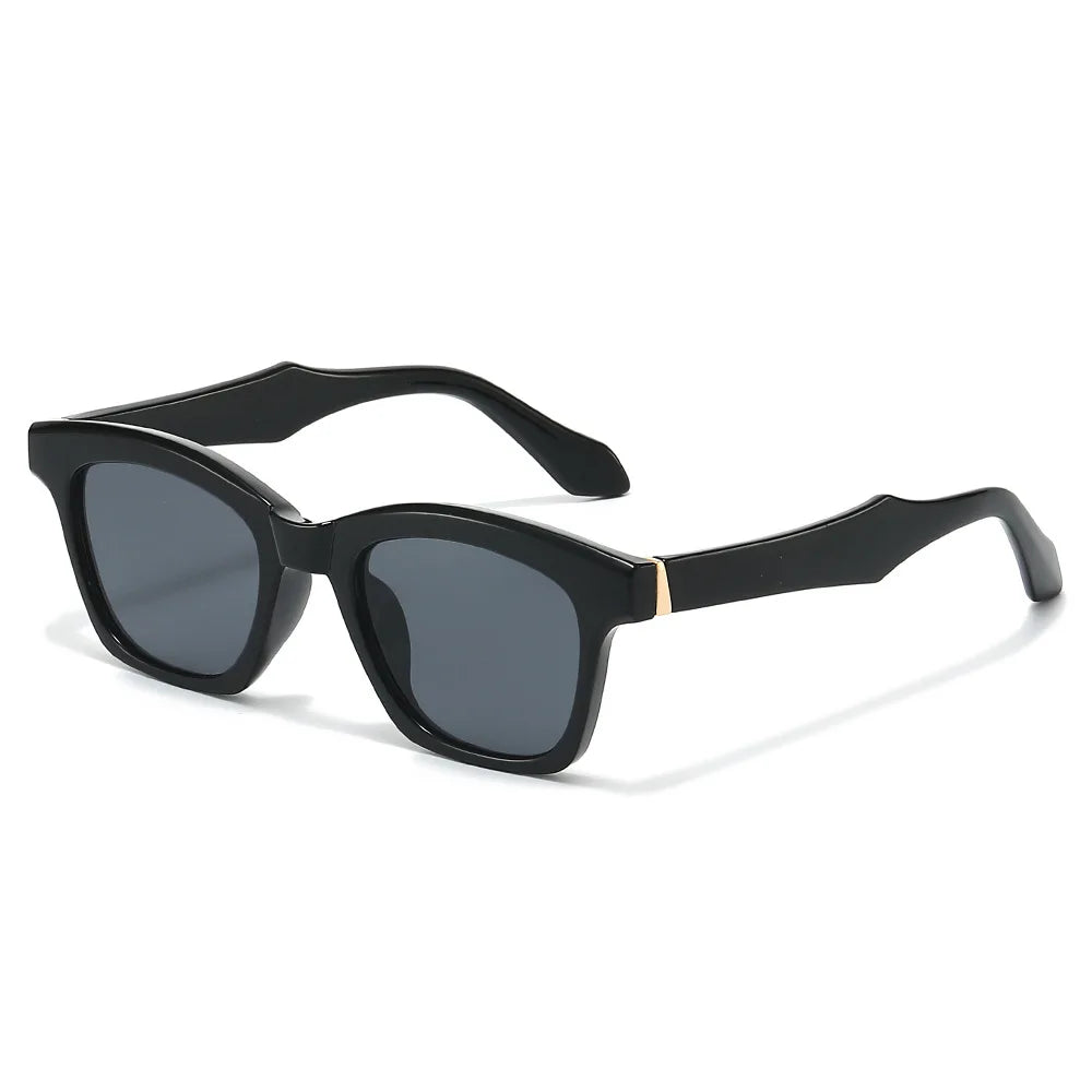 JNPCXI Fashion Square Women Luxury Sunglasses Retro Leopard Blue Designer Men Trending Sun Glasses Shades UV400