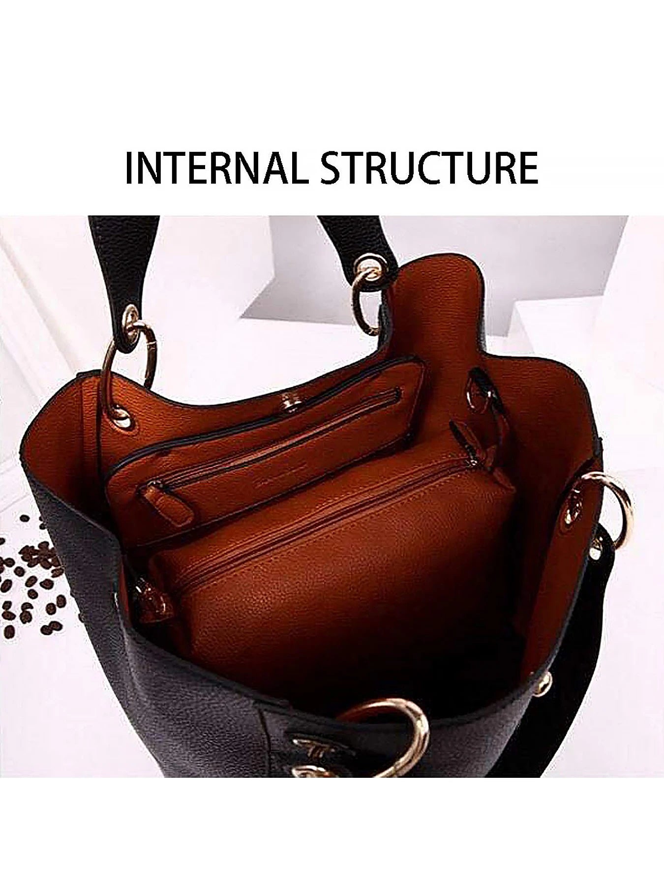 Pahajim Women Large Tote Bag PU Leather Waterproof Fashion Handbags Shoulder Bag