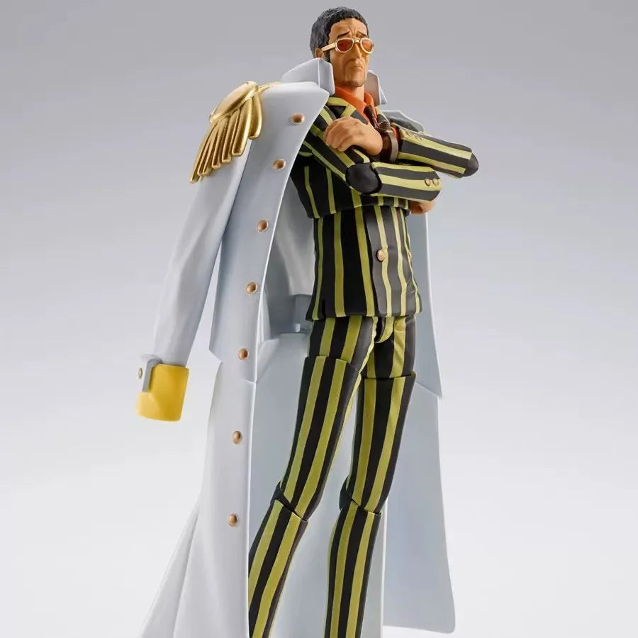 【IN STOCK】Bandai S.H.Figuarts One Piece Borsalino Kizaru Future Island Egghead Figure 19.5cm Original Collectible Model