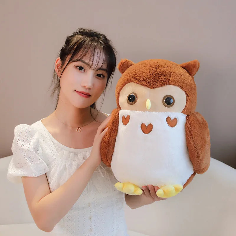 Cartoon Simulation Owl Doll Cute White Snowy Owl Doll Plush Toy Boys And Girls Children Gift Factory Price
