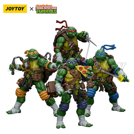 JOYTOY 1/18 Action Figure Turtles-Michelangelo Donatello Leonardo Raphael Anime