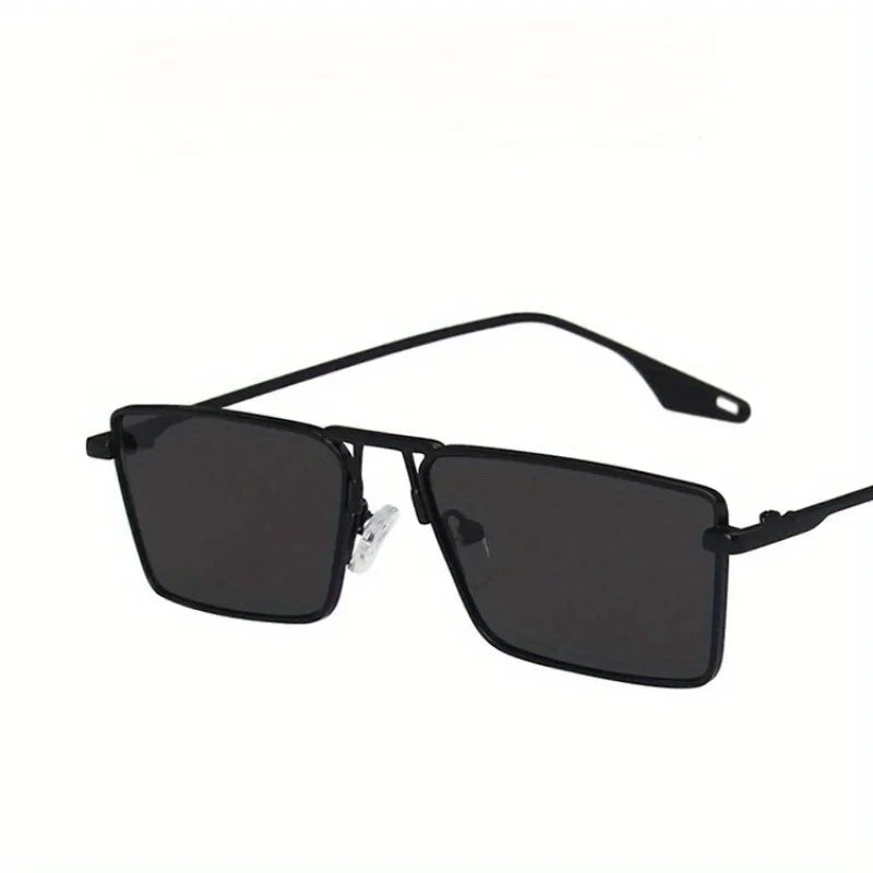 Light Green Metal Frame Glasses Small Frame Trendy Internet Celebrity Style Glasses Fashionable Glasses