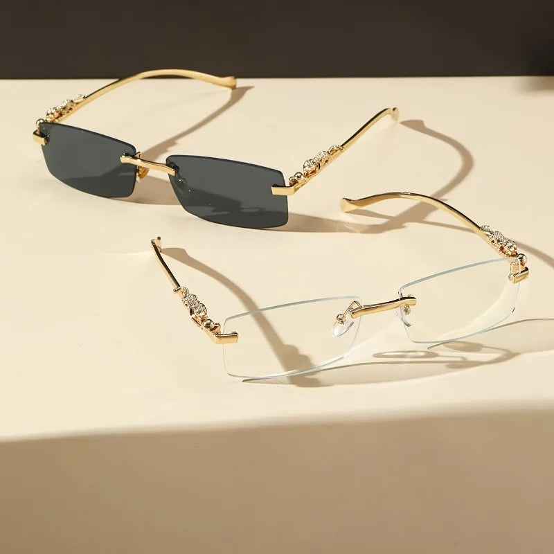 Two Pairs of Stylish Square Glasses for Men Suitable for Everyday Wear.