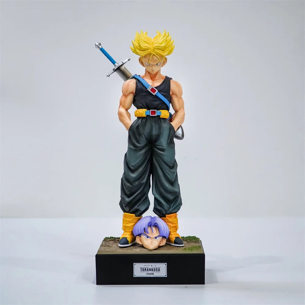 Anime Dragon Ball Z Trunks Figure Super Saiyan Future Trunks Figurine Action Figures 30CM Pvc Statue Collectible Model Toys