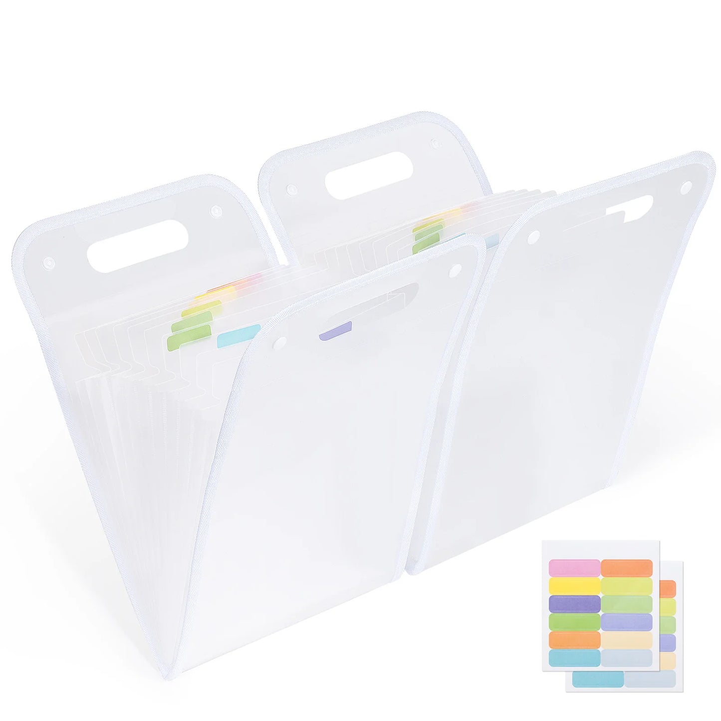 Expanding A4 File Folder,13 Pockets File Organizer with Portable Holder,A4 Size Accordion Document Folder for Office School