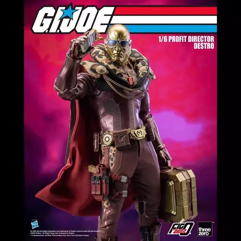Original Hasbro Threezero FigZero G.I. Joe Series 1/6 PROFIT DIRECTOR DESTRO Action Toy Figure Mode Collection