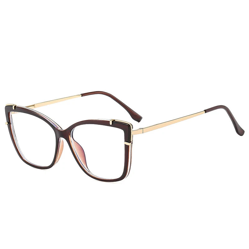 JNPCXI New Comfortable TR90 Square Vintage Computer Eyeglasses Glasses Frame Optical Spectacle Anti-blue Prescription Glasses