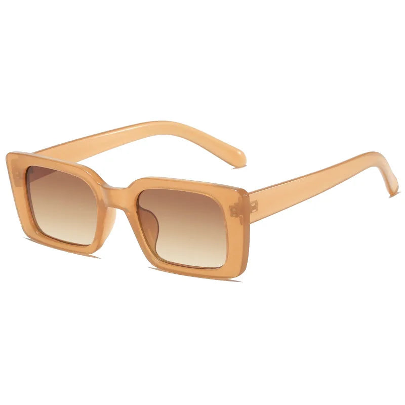JNPCXI Fashion Square Women Luxury Sunglasses Retro Rivets Men Candy Color Shades UV400 Sun Glasses