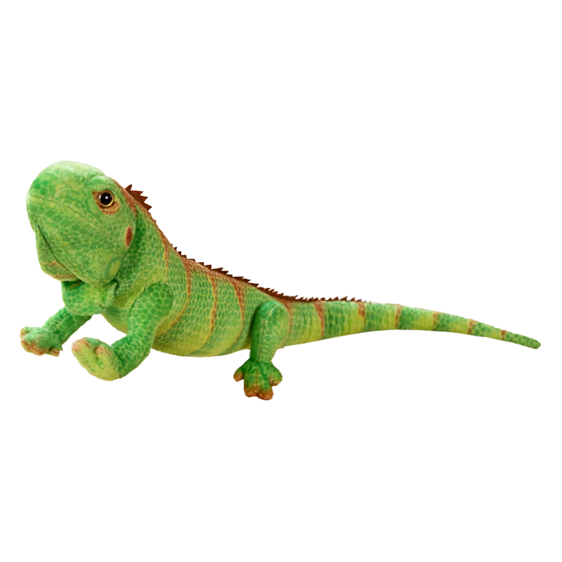 65/95cm Like Real Lizard Doll Plush Toy Stuffed Long Tail Green Wild Reptile Animal Plushie Peluche Boys Girls Birthday Gift