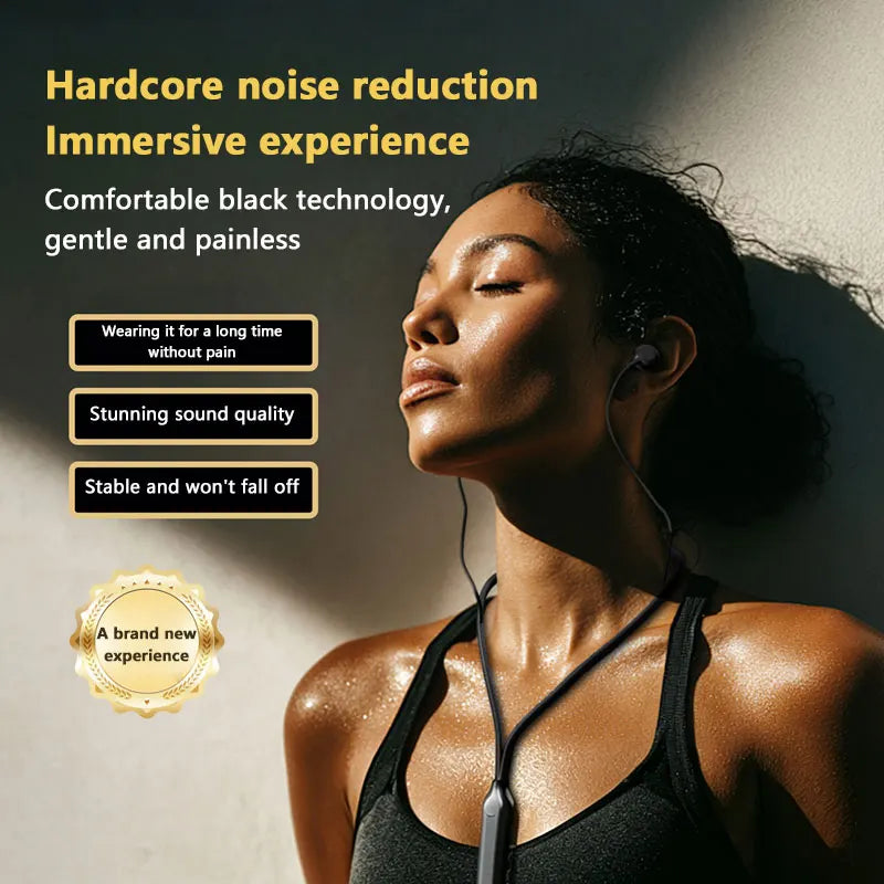 Bluetooth Headphones Neck-mounted Bluetooth 5.4 Low-latency For Gaming And Music Dual-mode Card Slot TF Card Headphones 2026