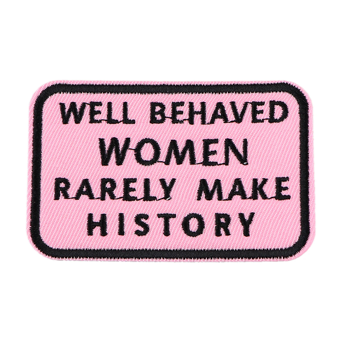 THIS IS THE WAY Patch Motivational Phrase Iron On Patches On Clothes Applique Sewing Jackets Stripes Embroidered Badge Patch