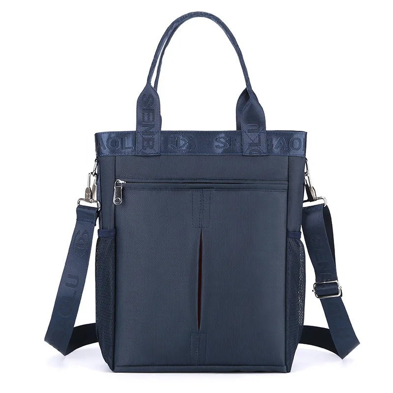 Men's Busin Casual Laptop Bag 4/5.6 Inch Notebook Cuter Bag Simple Leisure Single oulder Bag Ox Cloth Zipper purses and handbags