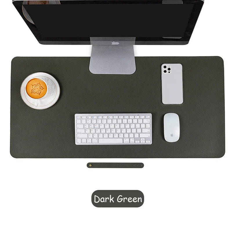Protector PU Desk Mat Large Size Office Waterproof Mouse Pad XXL Desktop Gaming MousePad Mouse Mat Computer Accessories