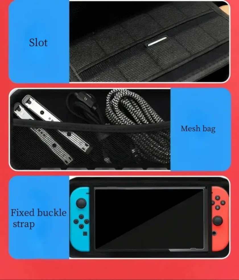 For Switch Storage Bag Portable Ns Console Switch OLED Game Accessories Carrying Case Waterproof Classic Bag