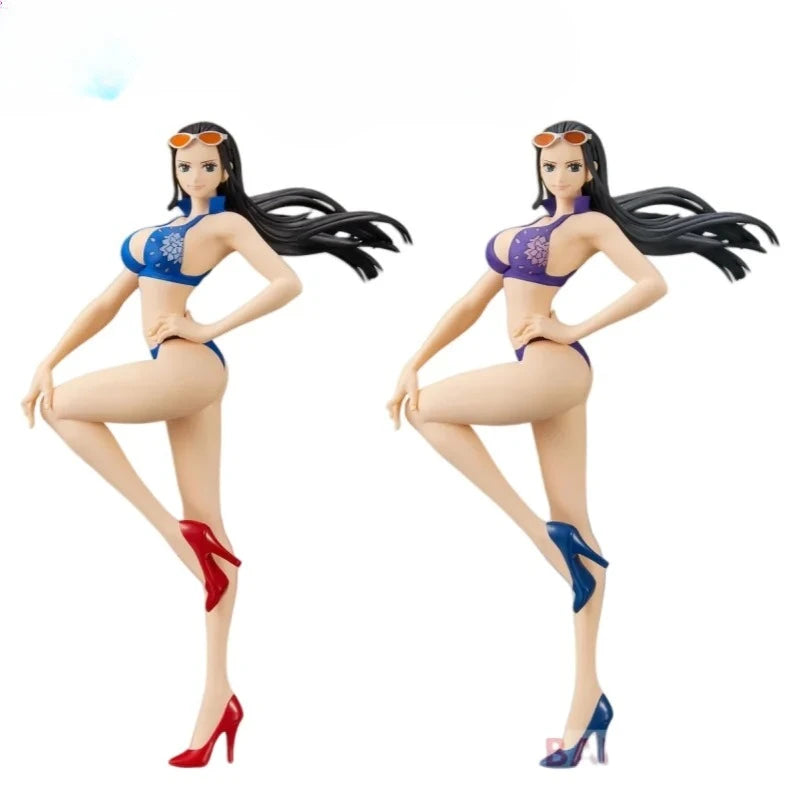 【IN STOCK】Original Banpresto Grandline Girls On Vacation One Piece Nico Robin Swimsuit Ver. Action Figure Collectible Model