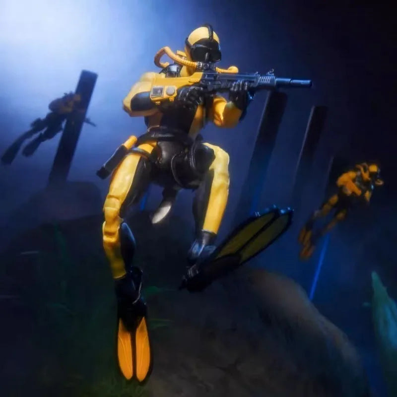 Original Hasbro G.I. Joe Classified Series 169 G.I.JOE DIVER VS. COBRA DIVER Anime Figure Toys Model Collection