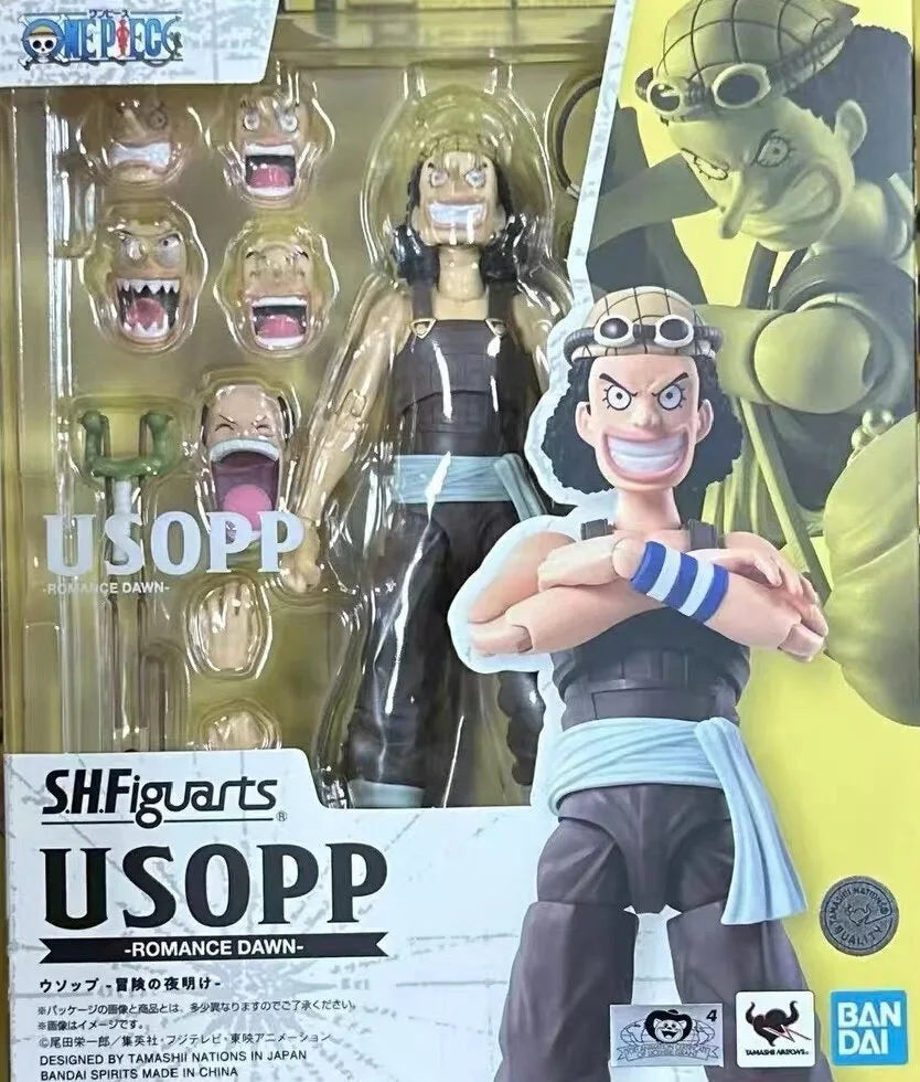 【IN STOCK】Original Bandai S.H.Figuarts One Piece Usopp 14cm Action Figure PVC ABS Collectible Model Toy Gift