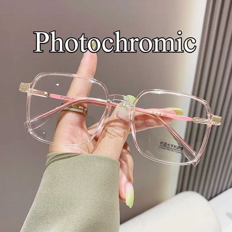 Square Anti-Radiation UV400 Replaceable Lenses Computer Glasses for Women and Men