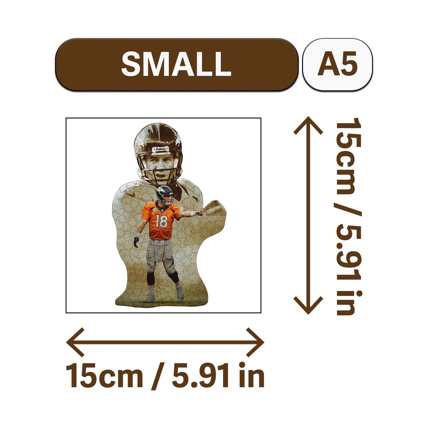 Baseball Genius Wooden Jigsaw Puzzle Wood Home Decor Painting Christmas and Halloween Gift Toy for Teen and Kid