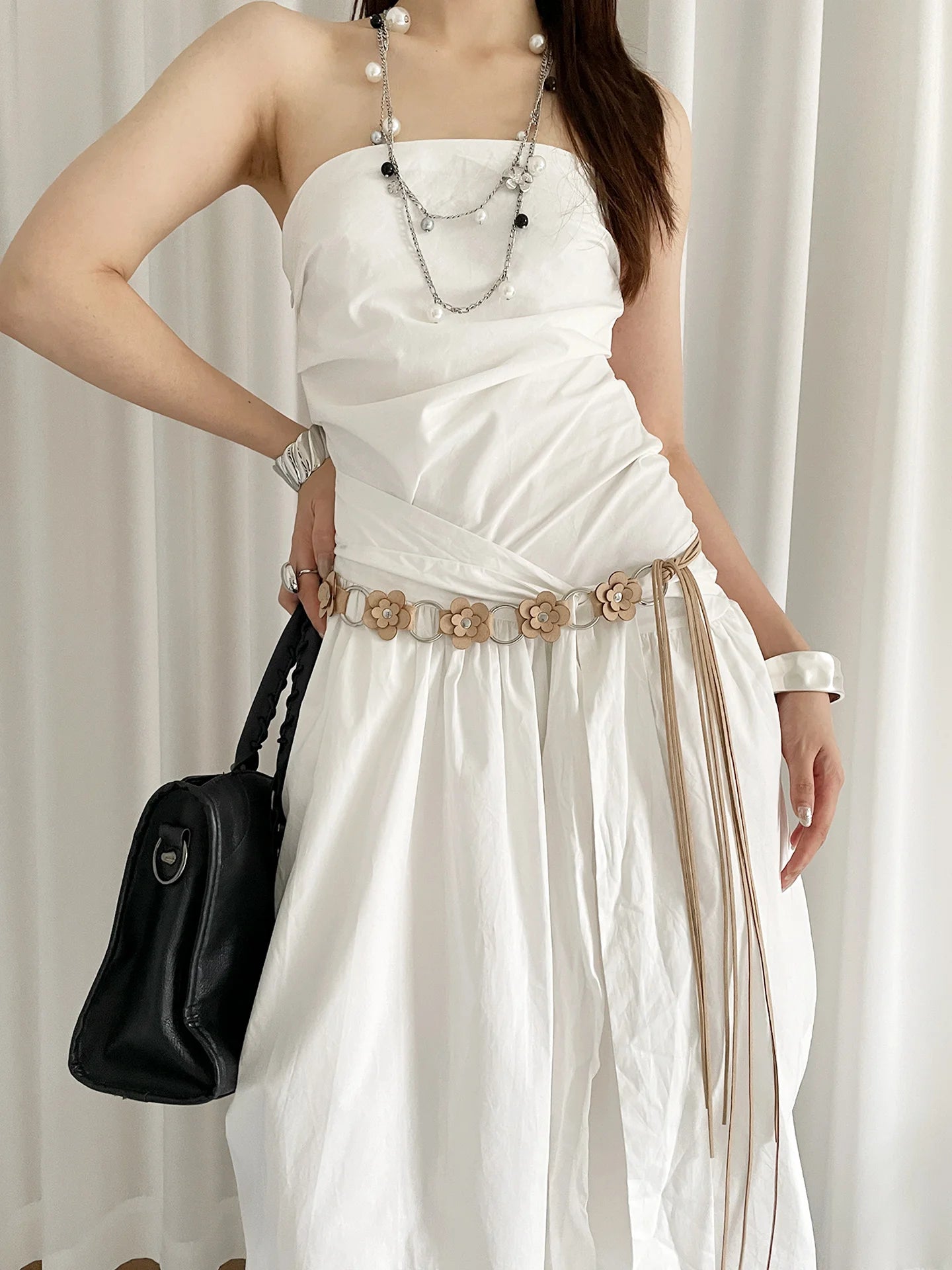 Bohème Ethnic Floral Waist Belt For Women High-End Dress With Jeans Waist Rope