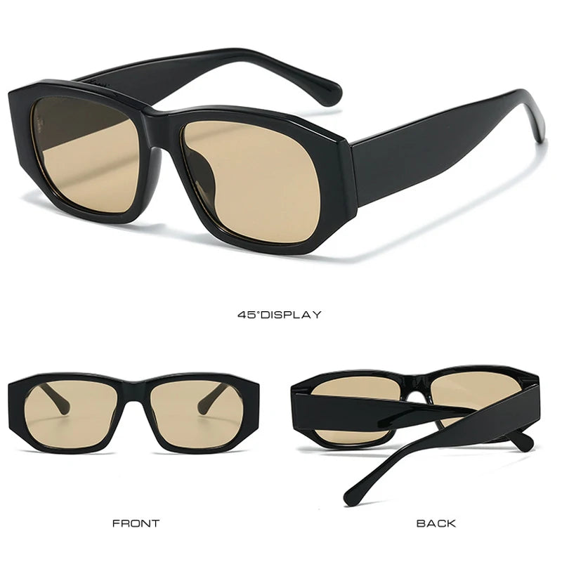 JNPCXI Luxury Brand Designer Square Sunglasses Women UV400 Sun Glasses Ladies Daily Causal Shades Suitable Sun Pieces Gafas