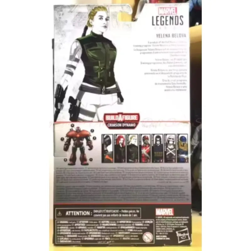 Original Hasbro Marvel Legends Series Black Widow Yelena Belova Anime Figure Toy Collection Model