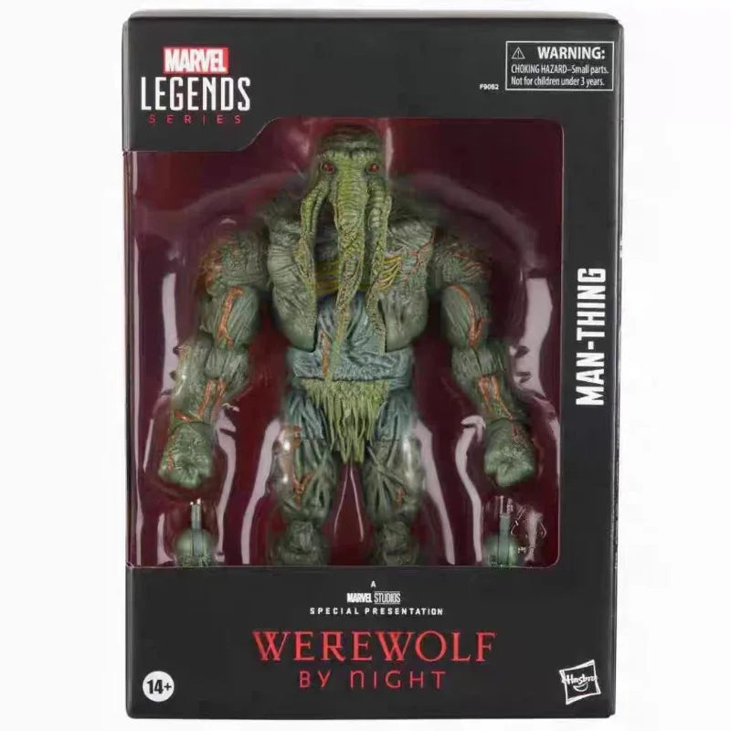 Original Hasbro Marvel Legends Series WEREWOLF BY NIGHT Man-Thing Anime Figures Toys Collection Models