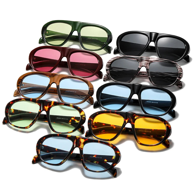 JNPCXI Vintage Pilot Men Sunglasses Fashion Women Outdoor Shades UV400 Sun Glasses