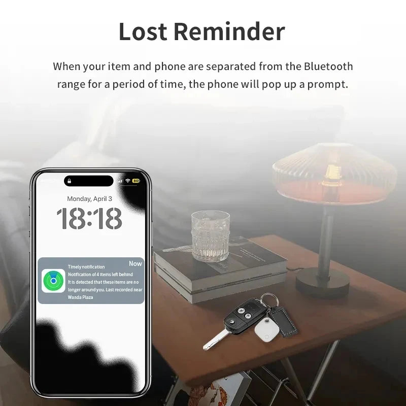 GPS Smart Tracker Bluetooth Tag Child Pet Car Finder for Apple iOS Find My Key