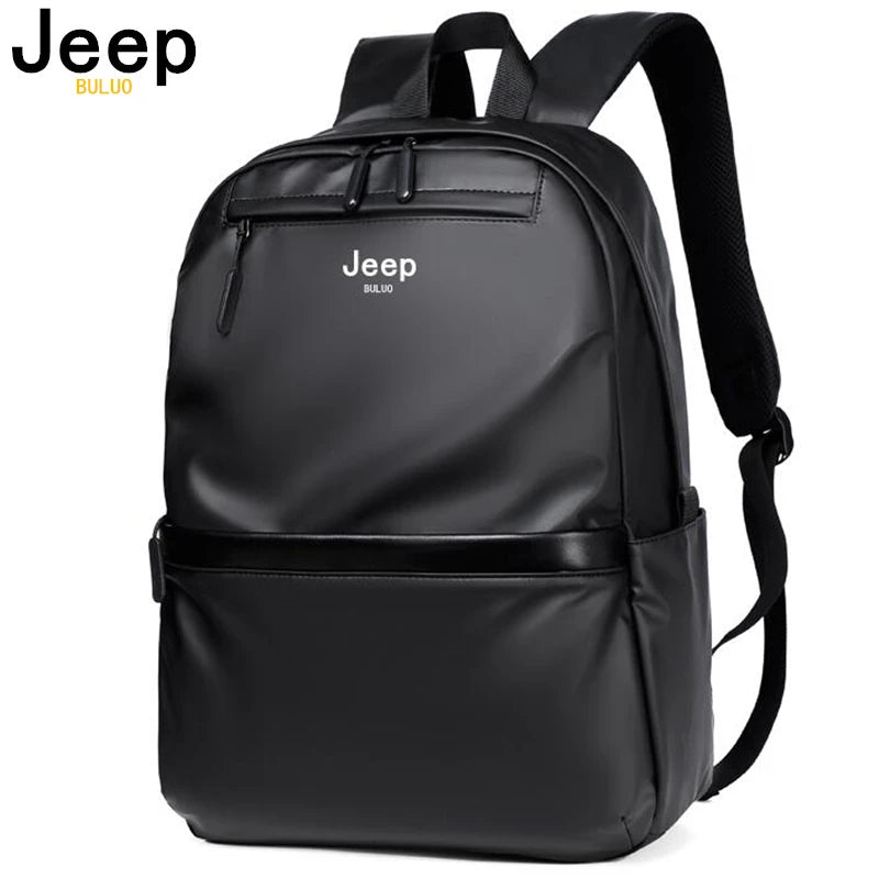 JEEP BULUO Men Ultralight Backpack Soft Backpack Laptop Waterproof Travel Bag