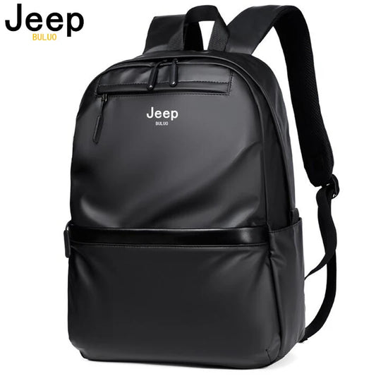 JEEP BULUO Men Ultralight Backpack Soft Backpack Laptop Waterproof Travel Bag