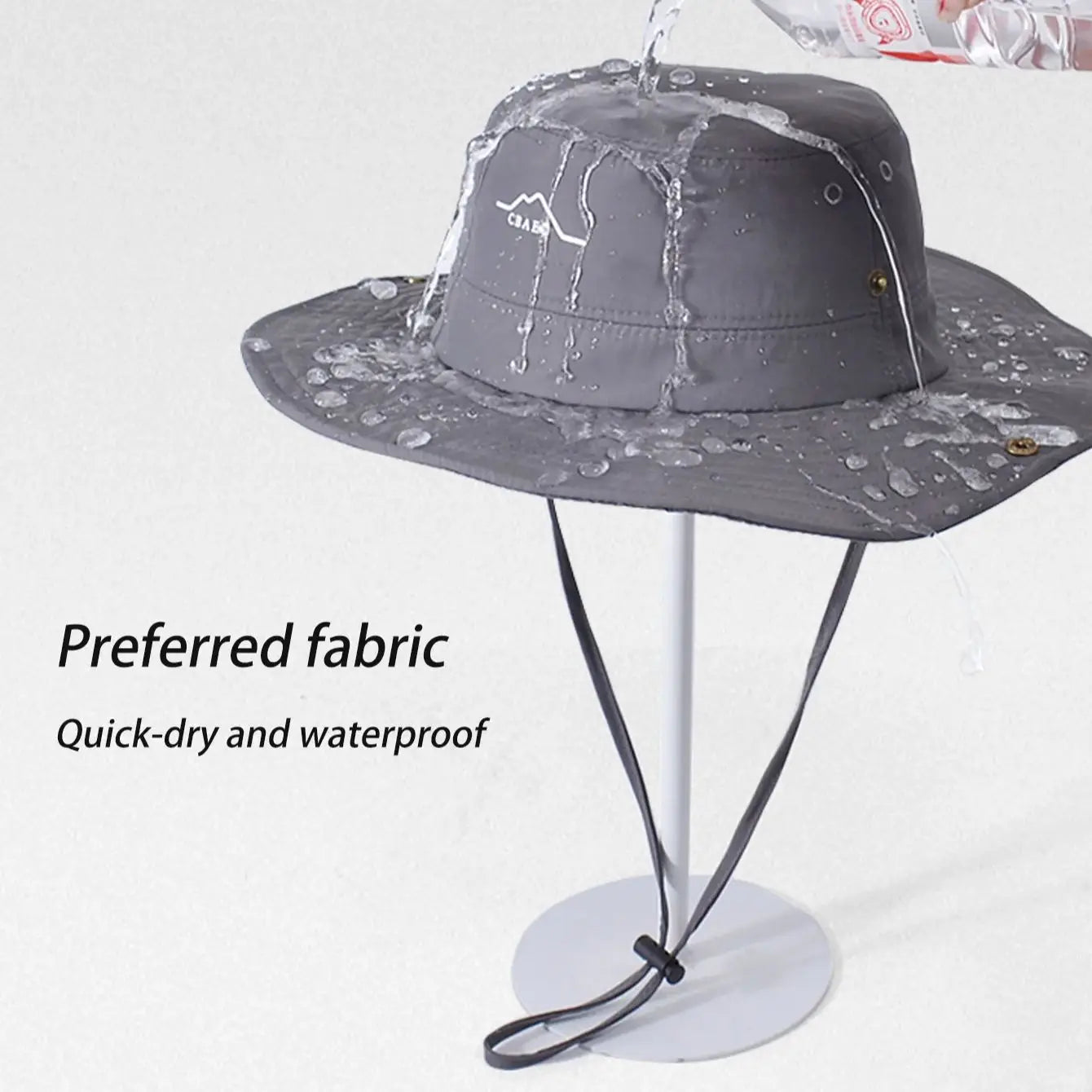 9260New waterproof quick-drying fisherman hat summer large overhang protection hat for men and women outdoor mountaineering fish