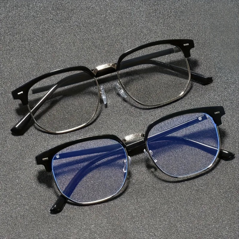 Photochromic Blue Light Blocking Glasses - Fashionable Full-Frame Computer And Mobile Phone Glasses