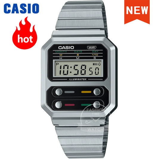 Casio A100WE-1A/7B Men's Watch luxury fashions, Calculator Model Personalized