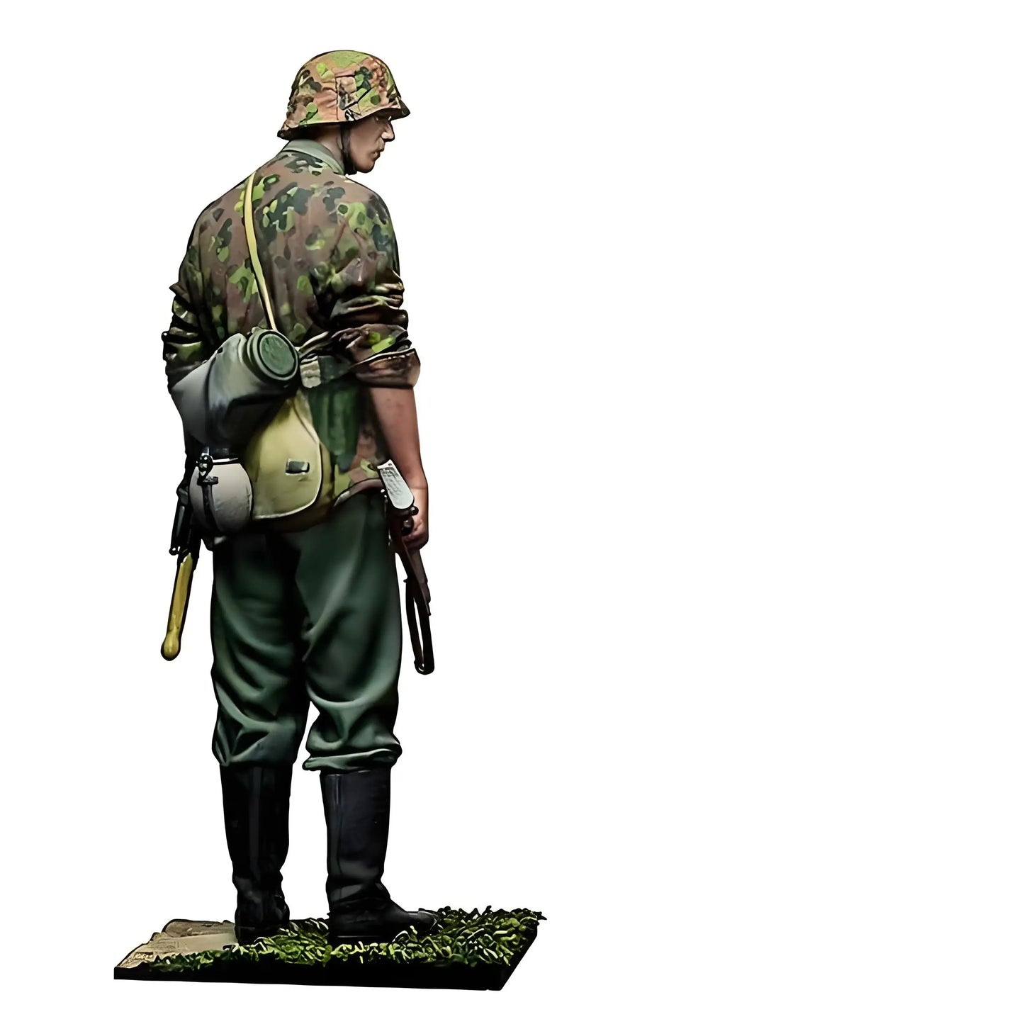 1/35 World War II European soldier resin figure, white model set, unassembled